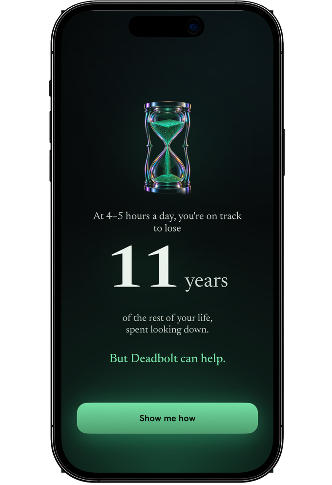 Onboarding reveal: on track to lose 11 years
